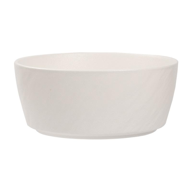 Einfache Schale mit Steinmuster Haushalt Hochwertige Keramikschale Geschirr Obstsalatschale Suppenschale Runde Schale Nudelschale