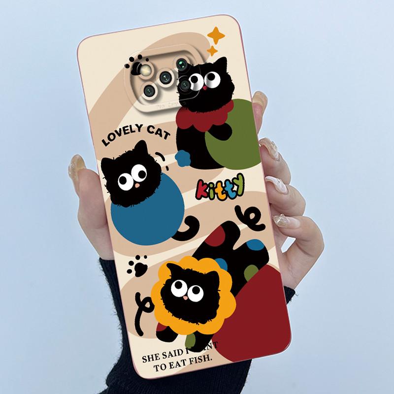 Case For Poco X3 Pro / Poco X3 NFC Sweet Girls Cats Silicone Soft Back Cover For PocoX3 X3Pro X3NFC Bumper Protective Casing