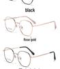 Stylish Retro Metal Glasses Frame: High-End Non-Magnetic Titanium Round Myopia Glasses for Men & Women
