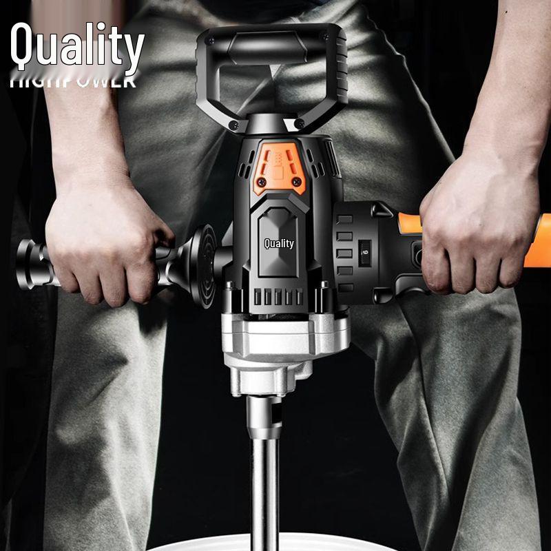 High-Power Handheld Multi-Functional Electric Mixer for Cement, Mortar, and Putty