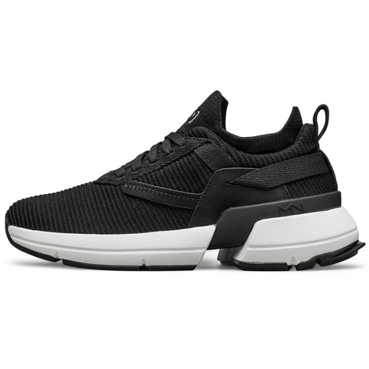 Skechers Split Low Top Women Sneakers Black White 133017-BLK 35