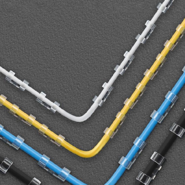 Reusable Cable Clip Cord Organizers Strong Adhesive Wire Holders No Drill Installation Removable For Electronics Wire