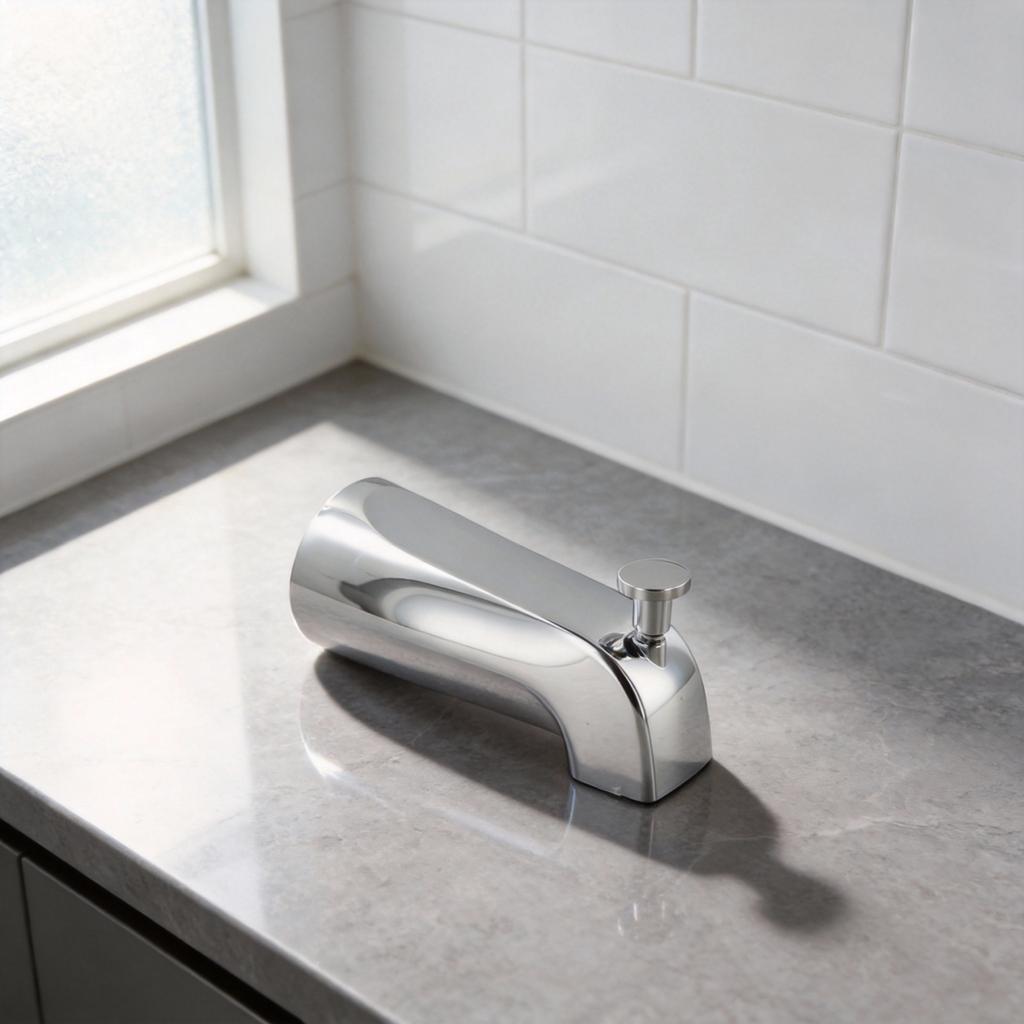 Krom Yönlendiricili Küvet Musluğu Çağdaş Banyo Yükseltmesi