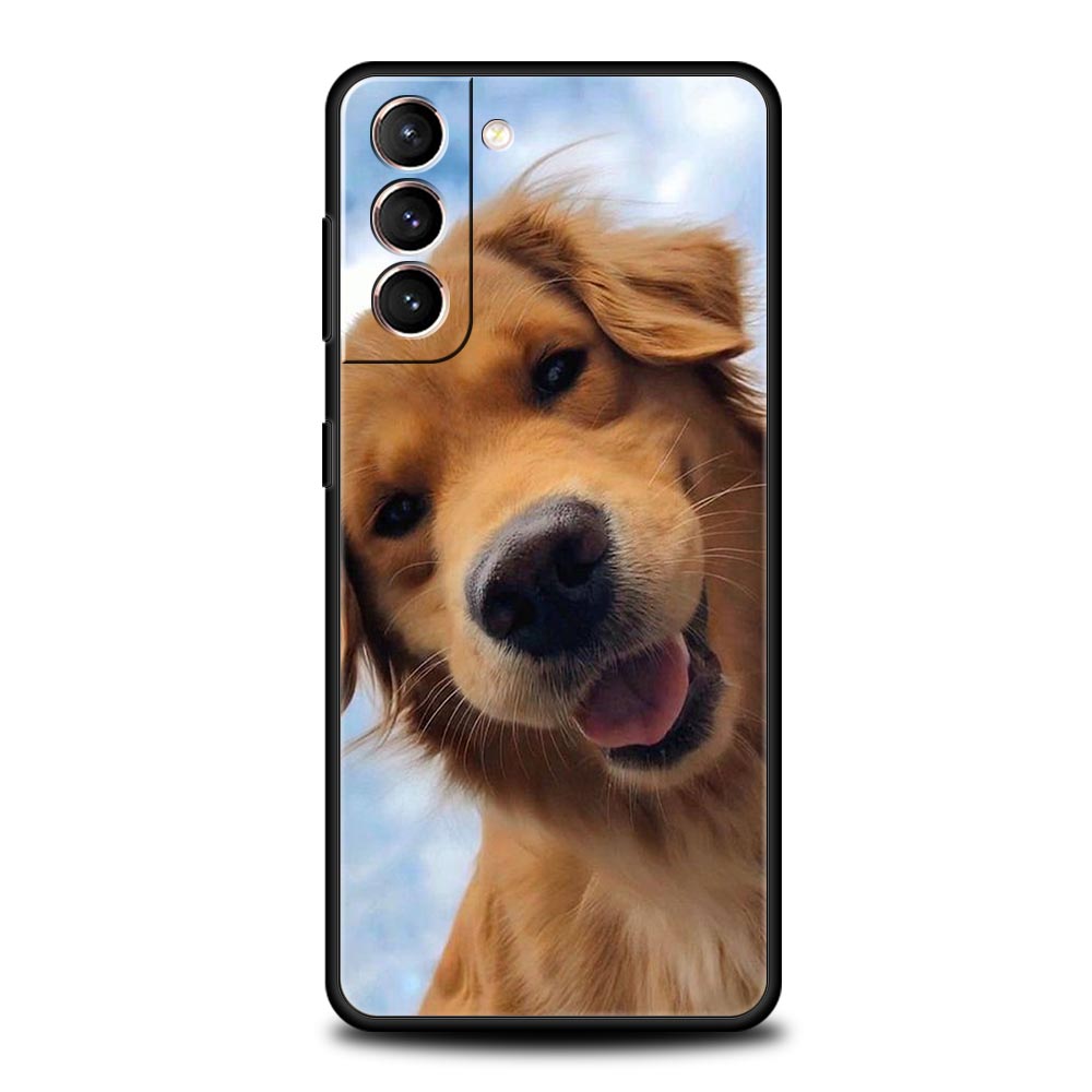 

Labrador Golden Retriever dog Phone Case For Samsung Galaxy S24 S23 S22 Ultra S20 S21 FE 5G S10 S9 Plus S10E S8 S7 Edge Cover Samsung S24 FE