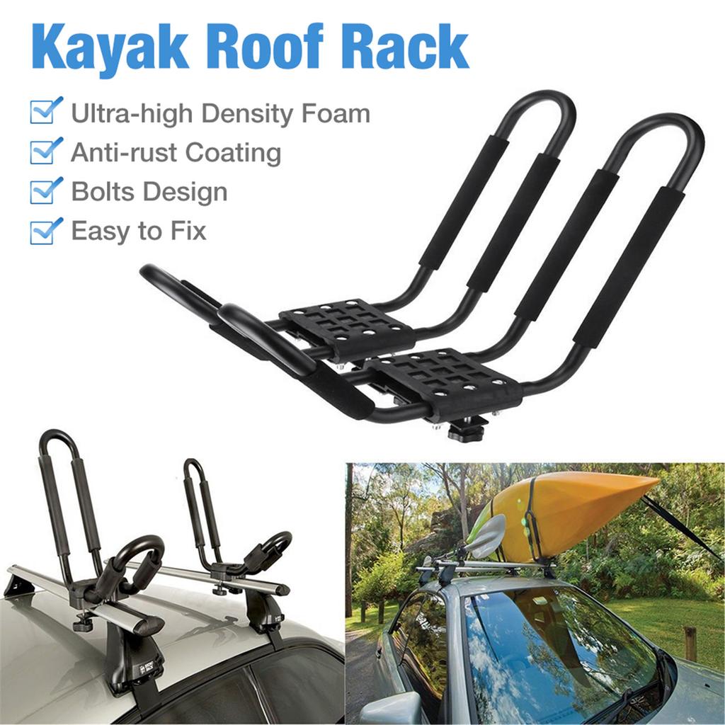 1 Pair Kayak Luggage Rack Roof Mount Car Top Mount Canoe Ski Roof Rack