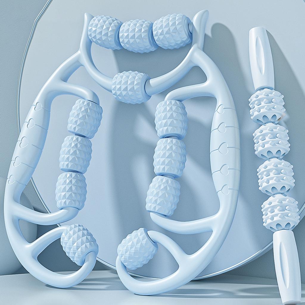 12 Wheel Annular Leg Clamp Massager Anti-cellulite Massager Body Slimming Roller Massage for Body Massager Relax
