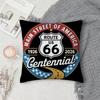 Fashion Us Route 66 Pillow Case Square Double-Sided Printing Sofa Cushion Cover Pillowcase Bedroom Bedside