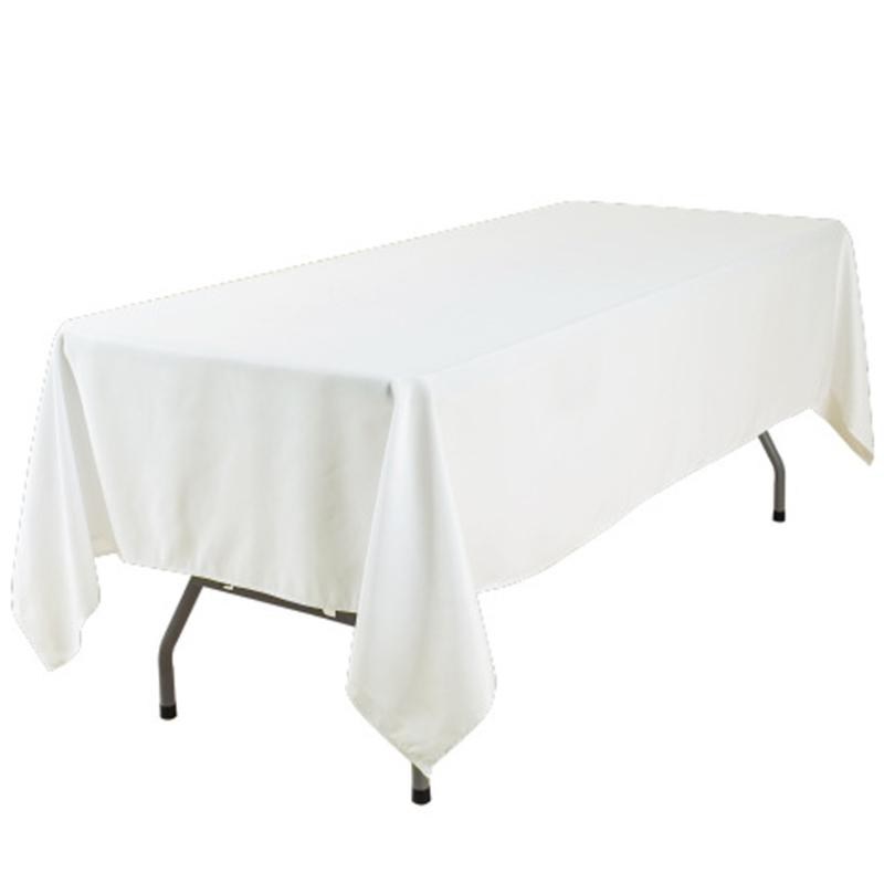 

Tablecloth Polyester Table Cover Durability For Home Gatherings Business Banquets and Special Decoration Washable бежевий