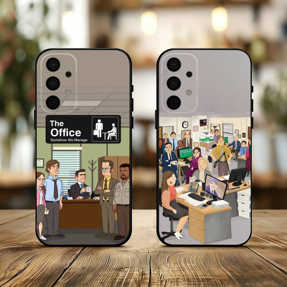 The O-Offices Hot Tv Show phone Case For Samsung Galaxy A73,A72,A71,A70,A53,A52,A51,Others Soft Black Shell