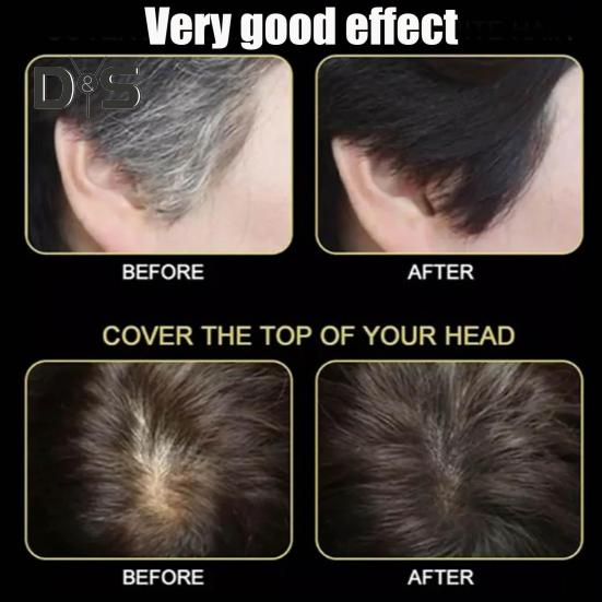 8G Hairline Cream with Mirror Brush Waterproof Sweat-proof Root Touch Up Hair Powder Men Women Instantly Thin Hair Eyebrow Beard Line Coverage