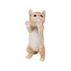 Ubia Brown Tabby and White Cat Looking X X 24 Doll Animal Garden Up, 12.5 10.5 Cm, Figurine, Ornament, Decoration, Cat, H16620-1