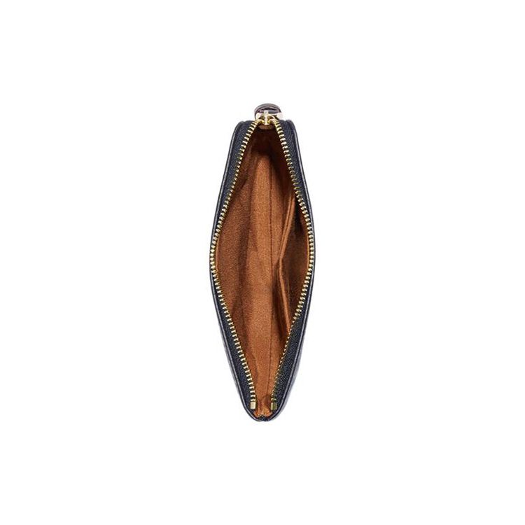 Coach Nolita 16 Classic Monogram Zip Closure Fabric Wristlet Clutch Small Women clutch Denim-Blue CH371-IMDEI