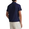 Polo Ralph Lauren Lightweight Breathable Cotton Linen Blend Waffle Knit Camp Collar Short Sleeve Straight Camp Shirt Men shirts 710P04764-001