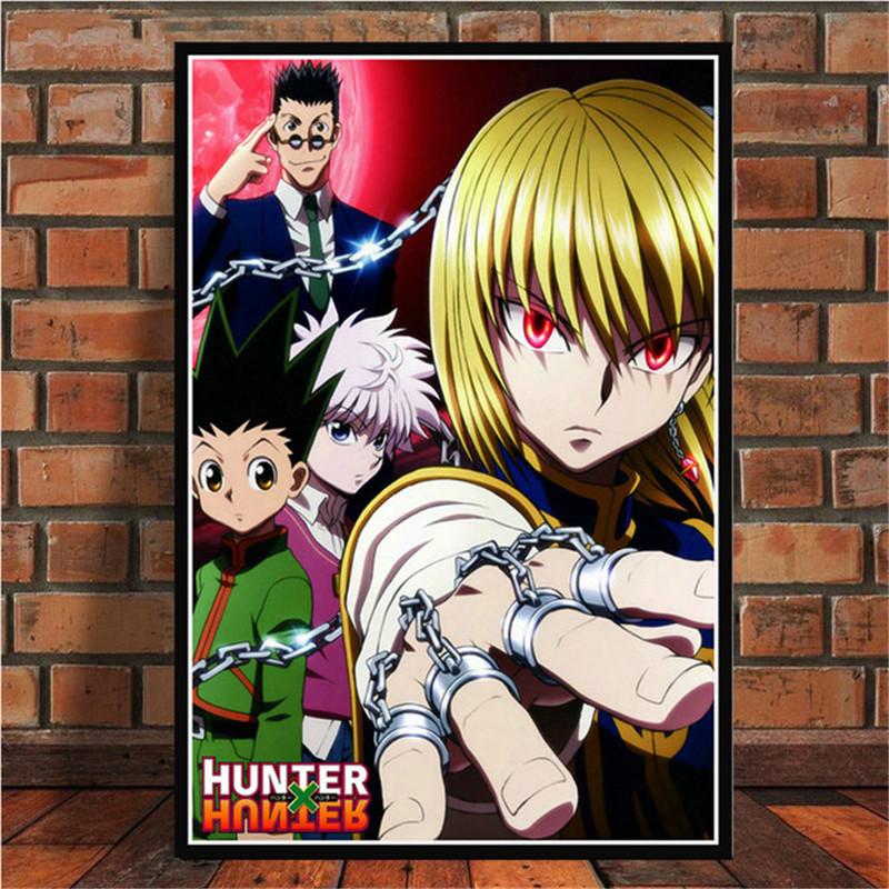 Classic Japanese Anime Canvas Painting Hunter X Hunter Posters and Prints Abstract Wall Art Pictures for Kids Living Room Decor