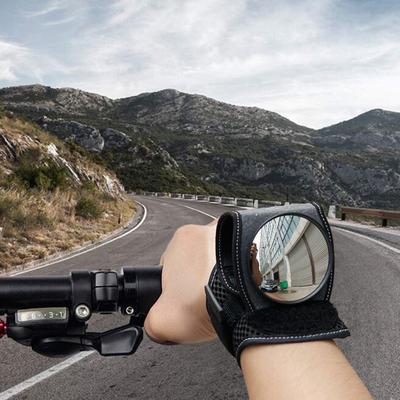 Bicycle Rearview Mirror Wristband Lightweight Adjustable Wearable Cycling Safety Mountain Road Bike Rear View Mirror Wrist Mount Bike Accessories