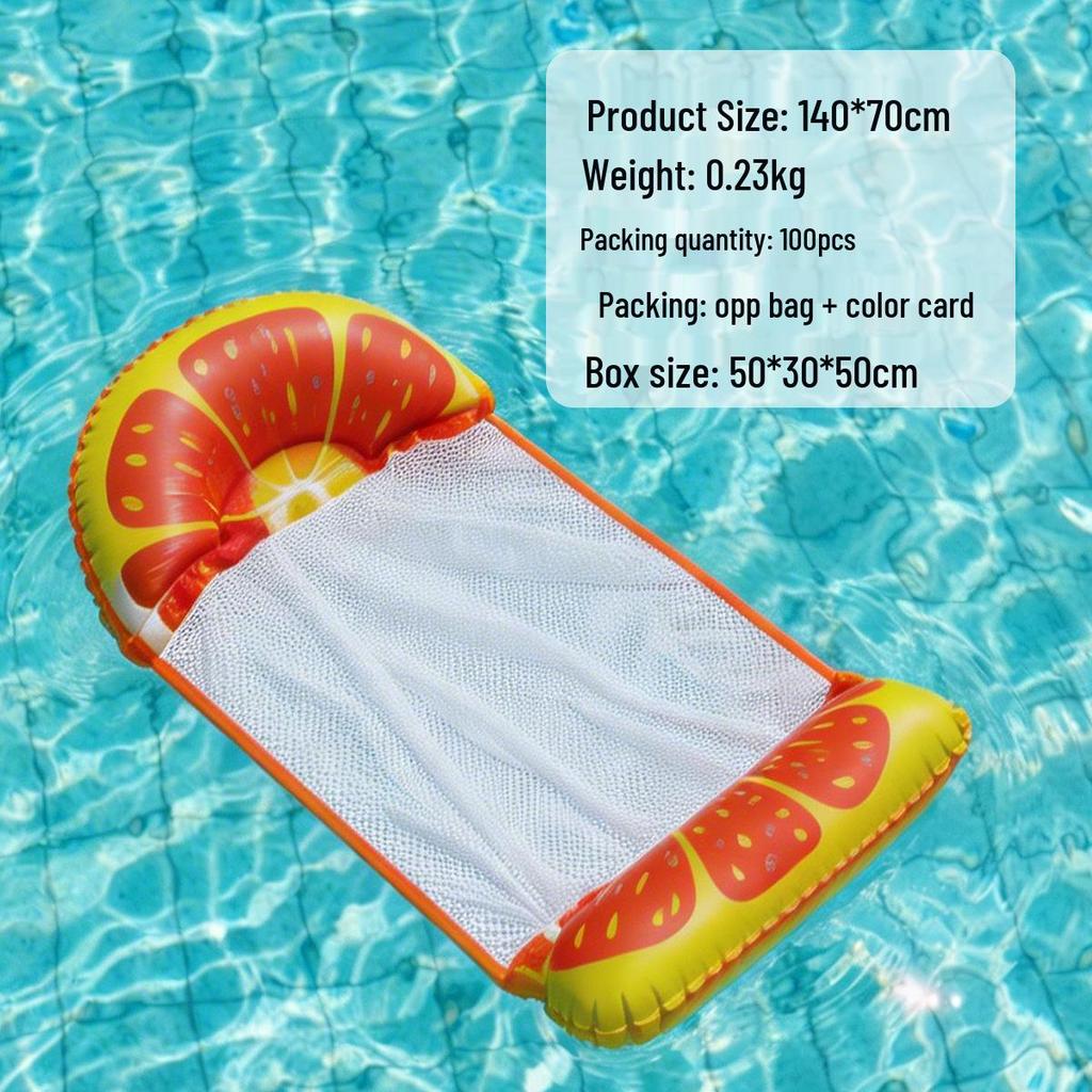 Z 4-Tube Inflatable Raft: Foldable Outdoor Lounge Chair & Water Hammock