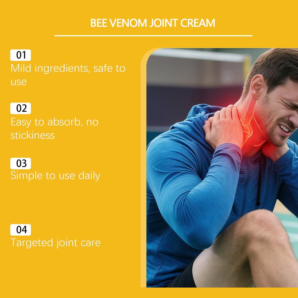 Joint Relief Cream: Nourishes Bones, Relieves Joint Pain And Muscle Discomfort. A Gentle, Soothing Topical Massage Cream.