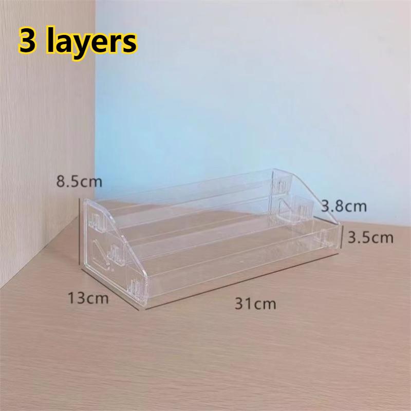 

3-7 Layers Acrylic Display Stand Organizer Stepped Multilayer Acrylic Storage Rack Card Anime Badge CD Car Model Perfume Storage
