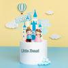 Pink & Gold Royal Birthday Cake Topper Set