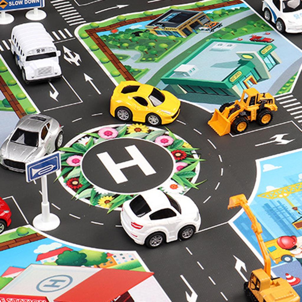 Modren Playing Pad Flexible Folding Traffic Game Mat
