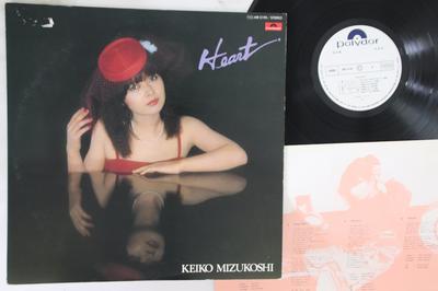 LP Record KEIKO MIZUKOSHI - Heart MR3190PROMO POLYDOR 1979 Japan Japanese Pop/Rock Used