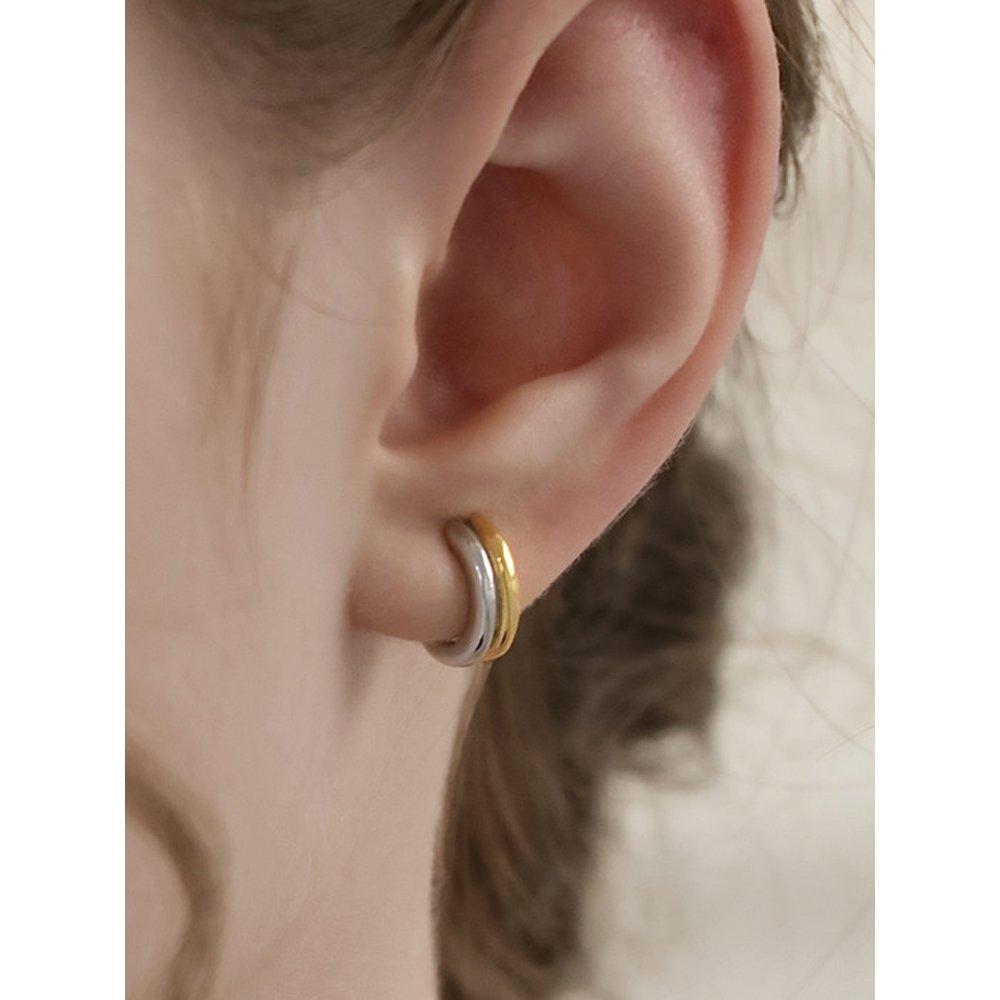 Shift Line Hoop Earrings Ec3216