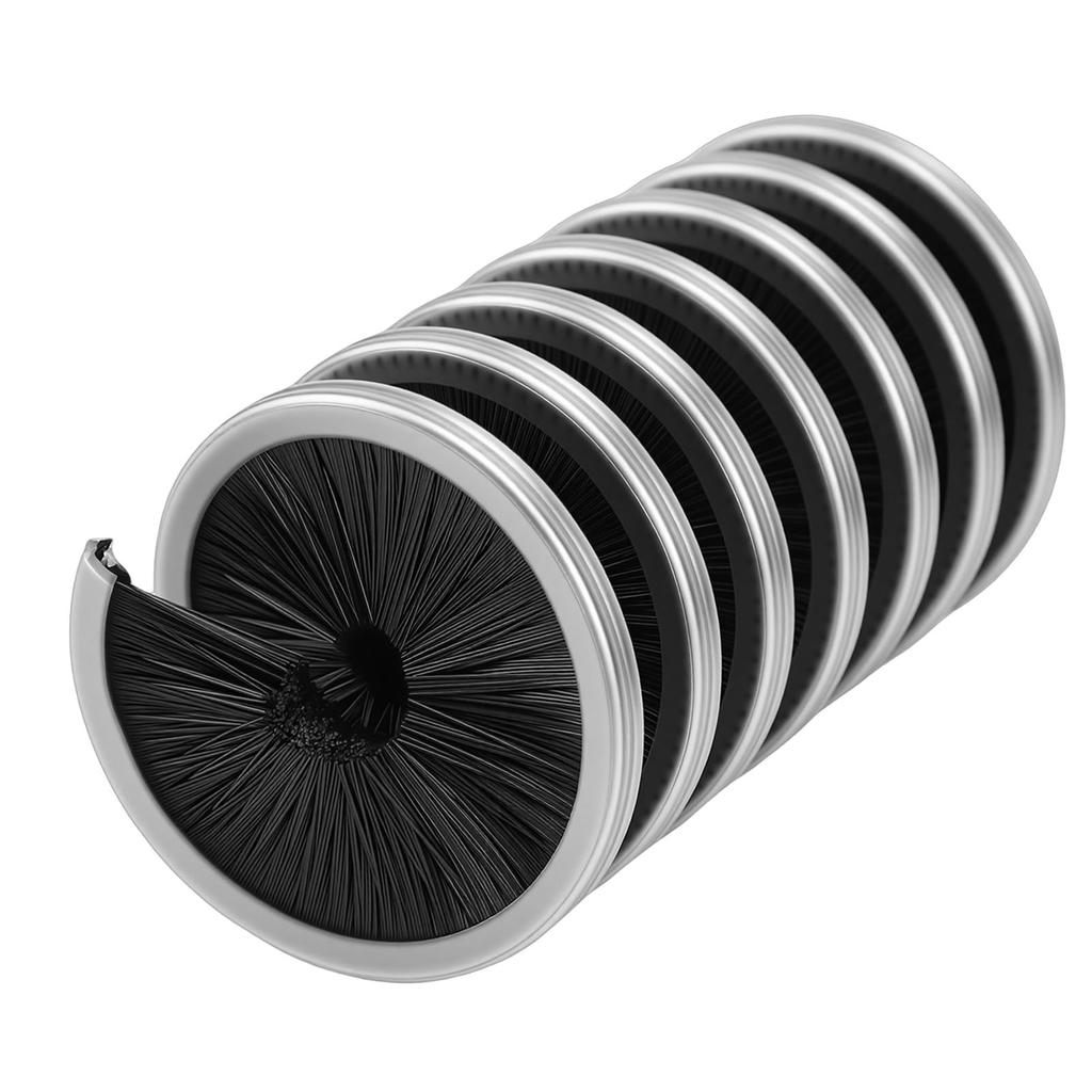 Rope Cleaning Brush Spiral Nylon Stainless Steel Spring 360 Degree All Round Cord Brush for Climbing Ropes Clotheslines 10cm