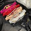 Ladies Summer New Fashion Lace Sexy Light Luxury Hollow Rhinestone Low Waist Thong Underwear