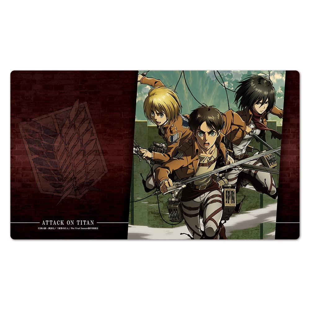 

Attack on Titan Character Rubber Mat A [Eren & Mikasa & Armin]
