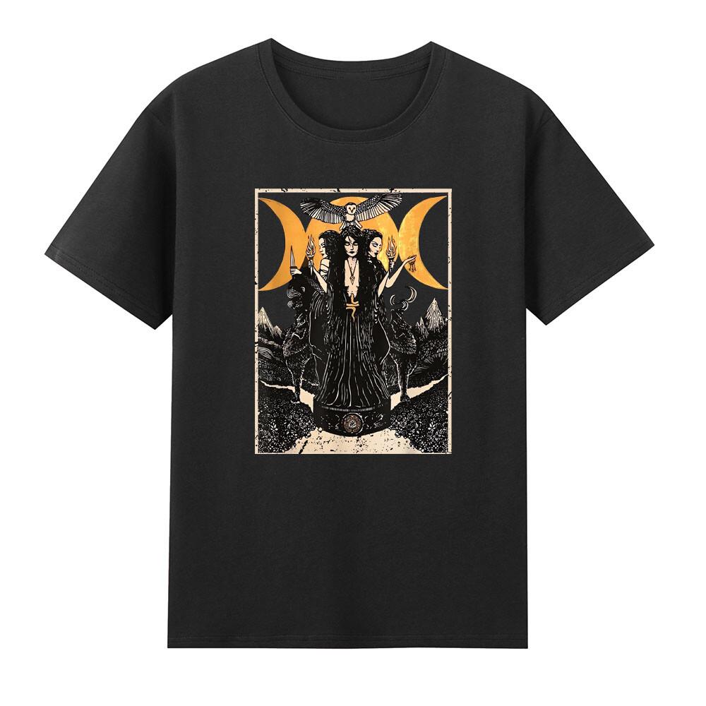 Hecate Triple Moon Goddess Wiccan Wicca Pagan Witch Tshirt S