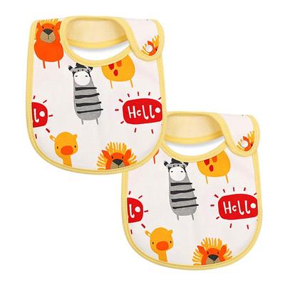 Mom’s Care Pure Cotton Snap Waterproof 3-Ply Bib, Korean Baby Products