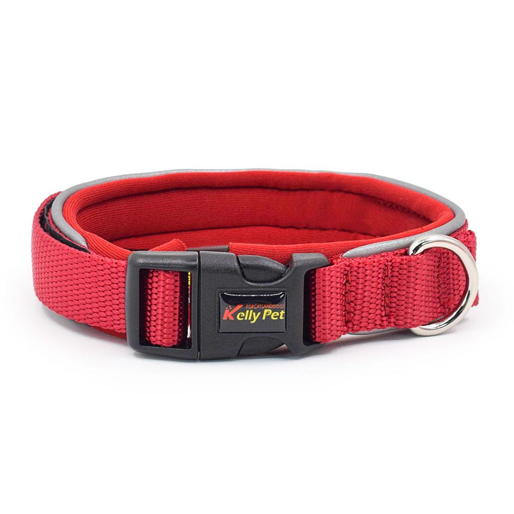 

Высококачественный нейлоновый материал, мягкая и удобная светоотражающая полоса, ошейник для домашних животных, поводок для собак маленького и среднего размера. L