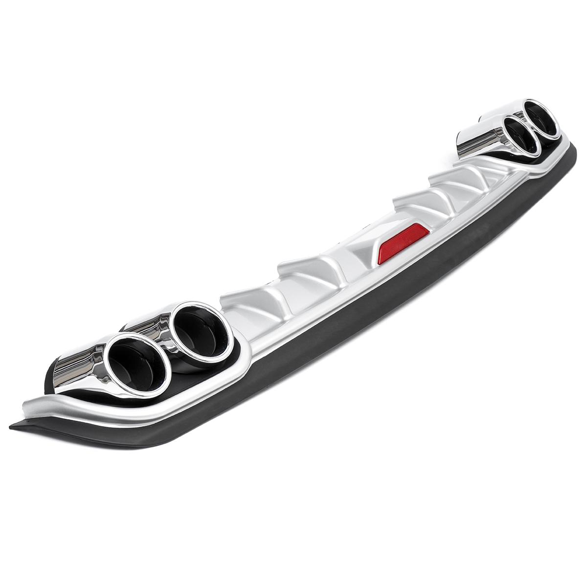 GCACE Auto Diffusore Posteriore per BMW 1 Series F40 2021-2023, Diffusore paraurti Posteriore ABS Diffusore Spoiler Labbro Inferiore Spoiler Splitter