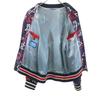 GUCCI 16AW Italian rayon blend Ghost all-over print Bomber Jacket 50 Navy Men's Used
