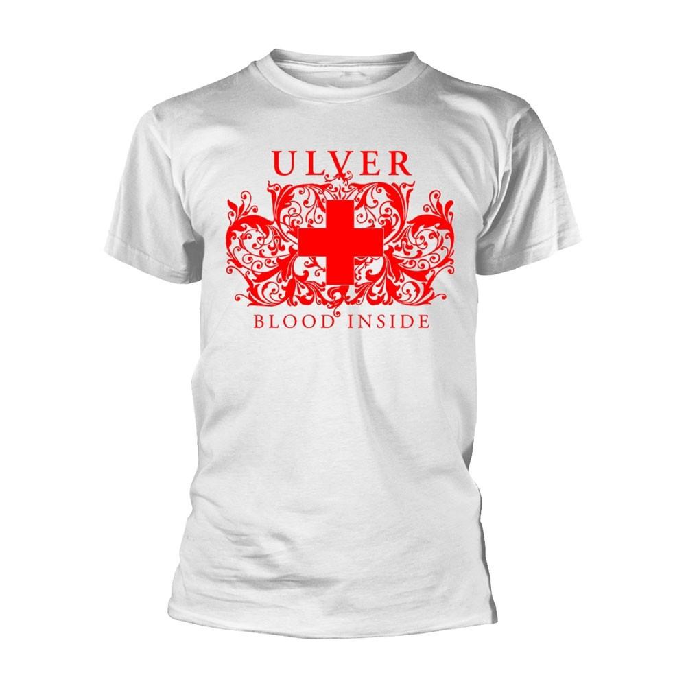 Men s Ulver Blood Inside (white) T-shirt X-Large White 4XL