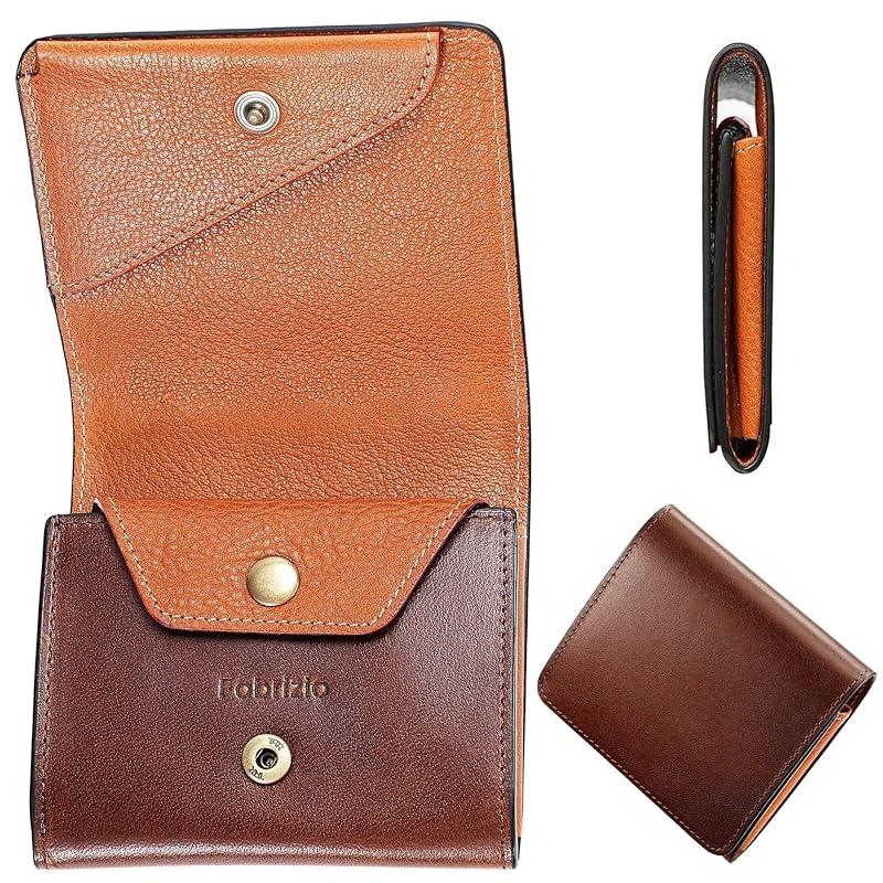 

[Fabrizio] wallet men s ladies bifold coin purse mini wallet small thin compact soft easy to use italian leather Made by top leather craftsmen genuine
