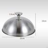 Basting Cover, Cheese Melting Dome Barbecue Tool Stainless Steel Melt Lid Griddle for Grilling