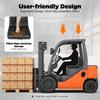 Black Tractor Seat, Heavyweight Support up to 220lbs, Adjustable Sliding Range 6.3 In, Universal Replacement for Farm Equipment