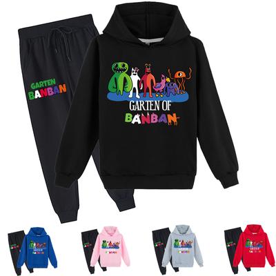 Children Cartoon Tracksuit Y02 Garten of Banban 3D Printed Hoodie and Pants