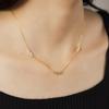 ANDYWEN Collier ras du cou en argent Sterling 925 et or pour femmes, chaîne à breloques en Zircon, pendentif en cristal, Long, bijoux d'hiver 2023