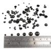 100-500 Stück Neue 3-8mm Halbrunde Perlen Schwarze Runde Kunststoffaugen Zubehör DIY Bastelartikel Augenperle Kinder