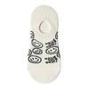 Women's Spring Anti-ball Boat Socks Cartoon Striped Smiling Face Short Socks Shallow Mouth Invisible Cotton Socks