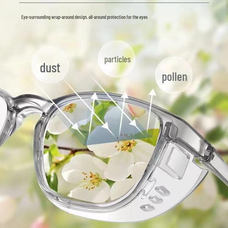 Anti-Pollen Blue Light Blocking Moisturizing Adult Goggles - Windproof, Dustproof, Anti-Sand