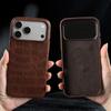 Premium Crocodile Leather Case For Iphone 17 Pro Max 16 14 15 Plus 16e 13 12 Mini 11 7 8 XR X XS Max Air Phone Case Back Cover