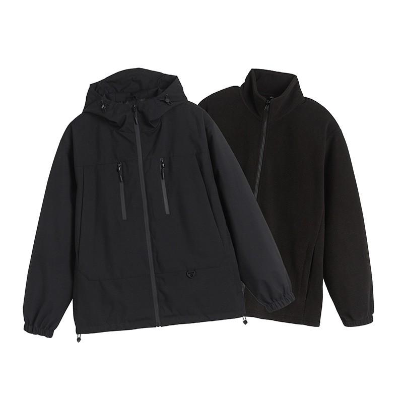 3-in-1 Hiking Jacket Waterproof Windproof Outdoor Coat Fall Winter