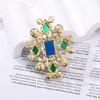 Baroque Retro Crystal Brooch Brooch Fashion Versatile Coat Accessory Pin