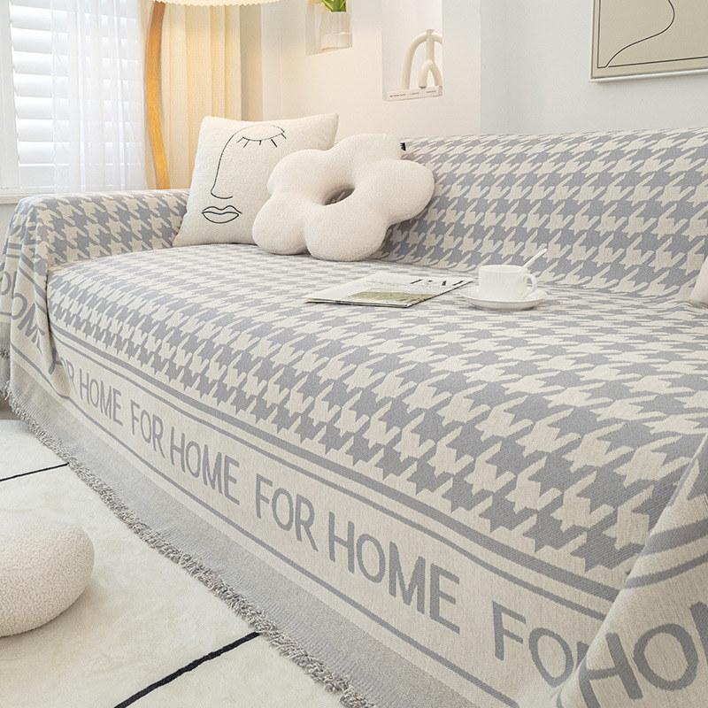 Moderne Chenille Zebra Muster Sofa Handtuch Möbelbezug 4-Sitzer Sofa Überwurfdecke Couch Sessel Husse Ganzjährig