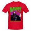 Unisex T-shirt What We Do In The Shadows Nandor Nieustępliwy Vintage Duży Rozmiar Okrągły Dekolt Krótki Rękaw Bawełna T-shirt
