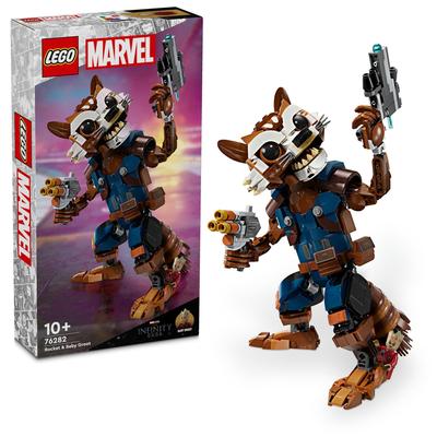 LEGO Super Heroes Rocket y Baby Groot 76282 Juguete de construcción Regalo Edades 9+