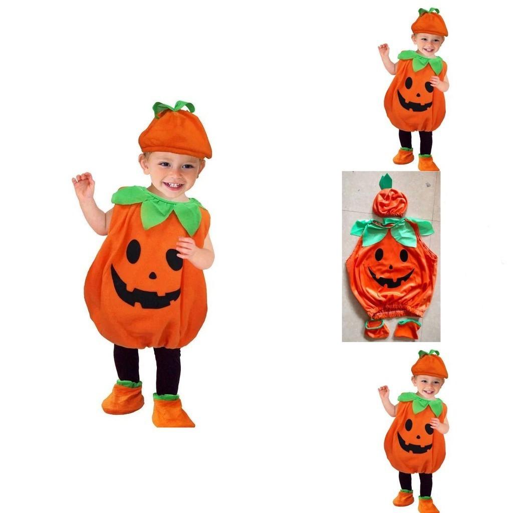 Delightful Pumpkin Costume For Children Featuring Soft Fabric And Festive Design